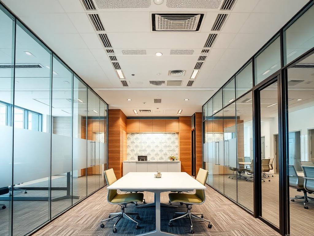 Bureaux professionnels fraîchement aménagés